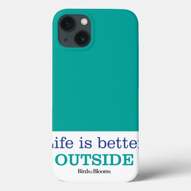 Funda De Case-Mate Para iPhone La vida es mejor fuera (Reverso)