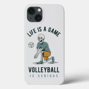 Funda Para iPhone 13 La vida es un voleibol de juegos serio