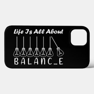Funda Para iPhone 13 La vida se trata de inspiración de equilibrio y mo