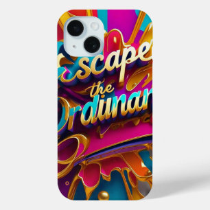 Funda Para iPhone 15 "La vida vibrante escapa"