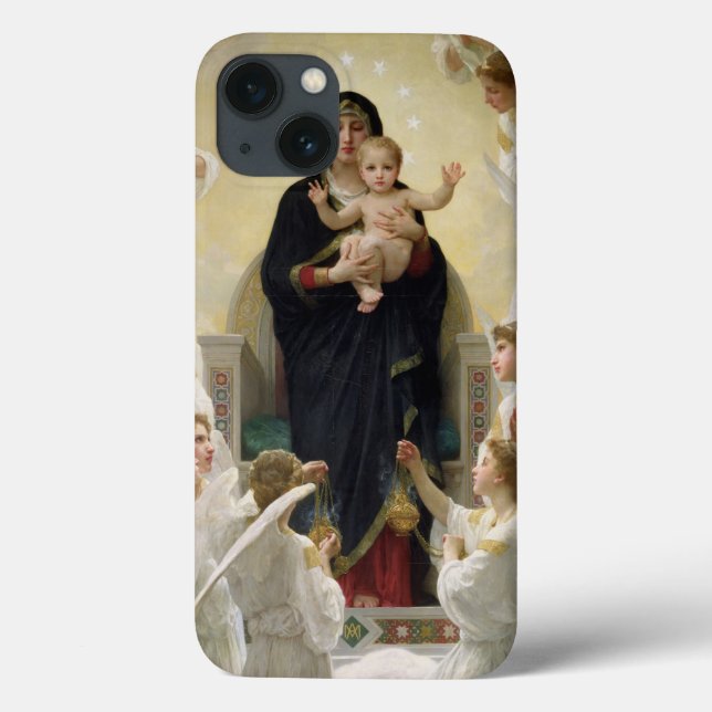 Funda De Case-Mate Para iPhone La Virgen con Angels, 1900 (Reverso)