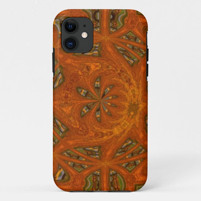 Funda De Case-Mate Para iPhone Laberinto de Arte Abstracto (Reverso)