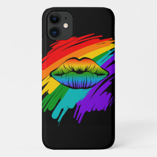 Funda Para iPhone 11 Labios del arco iris