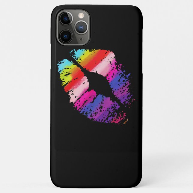 Funda De Case-Mate Para iPhone Labios elegantes (Reverso)