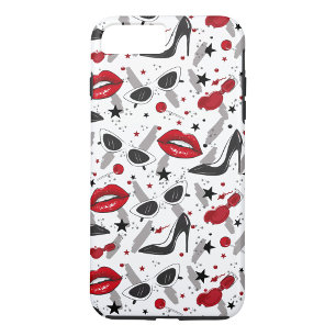 Funda Para iPhone 8 Plus/7 Plus Labios Rojos