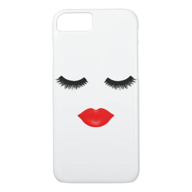 Funda De Case-Mate Para iPhone Labios y latigazos (Reverso)