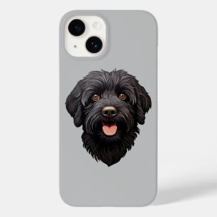 Funda Para iPhone 14 De Case-Mate Labradoodle Perro Negro