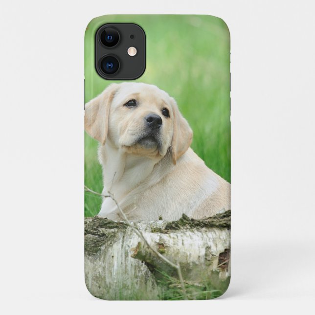 Funda De Case-Mate Para iPhone Labrador cachorro (Reverso)