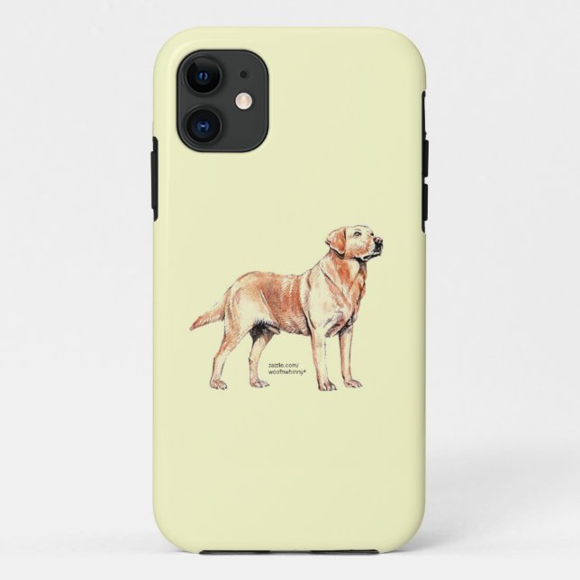 Funda De Case-Mate Para iPhone Labrador Retriever (Reverso)