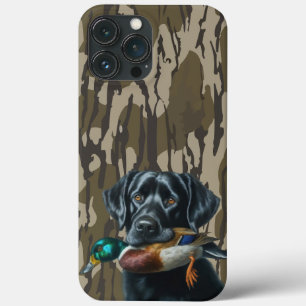 Funda Para iPhone 13 Pro Max Labrador Retriever Camuflaje de Tierras Bajas para