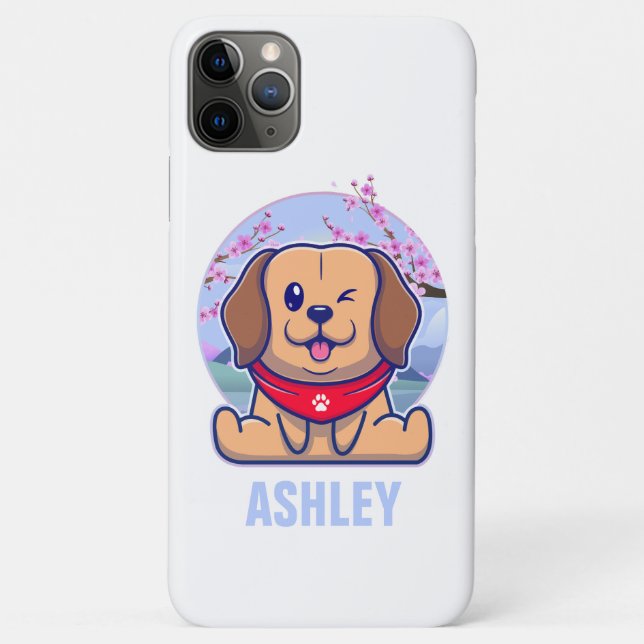Funda De Case-Mate Para iPhone Labrador Retriever Kawaii Regalo Divertido Perro M (Reverso)
