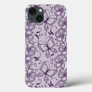title_seo2 Lace pattern with butterflies