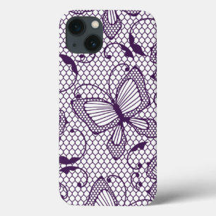 title_seo2 Lace pattern with butterflies