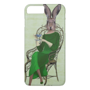 Funda Para iPhone 8 Plus/7 Plus Lady Bella Rabbit Toma de Té 3
