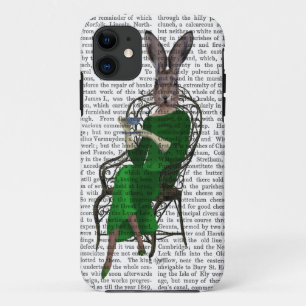 Funda Para iPhone 11 Lady Bella Rabbit toma el té 2