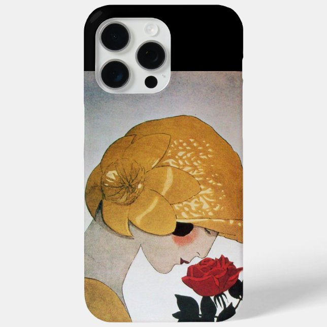 FUNDA DE Case-Mate PARA iPhone LADY CON ROSA ROJA (Reverso )