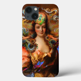 Funda Para iPhone 13 Lady Squid Vintage Victorian