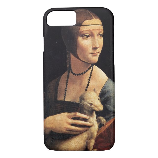 Funda De Case-Mate Para iPhone Lady y Ermine (Reverso)