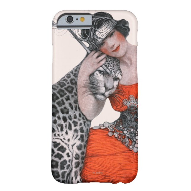 Funda De Case-Mate Para iPhone Lady y Leopard (Reverso)