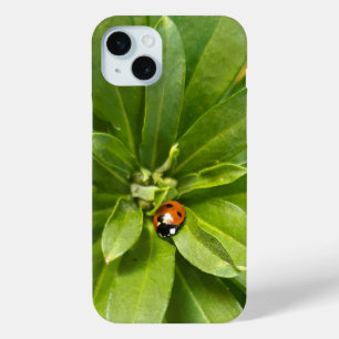 Funda Para iPhone 15 Mini Ladybug en Flores