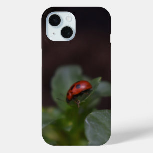 Funda Para iPhone 15 Ladybug en Flores