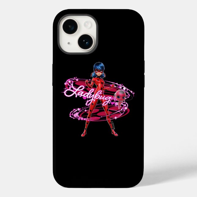 Funda De Case-Mate Para iPhone Ladybug y Tikki Graphic (Reverso )