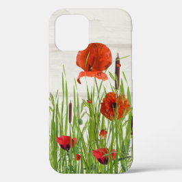 Funda Para iPhone 12 Ladybugs en Red Poppy