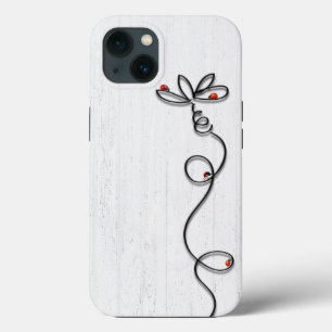Funda Para iPhone 13 Ladybugs On Doodle Daisy