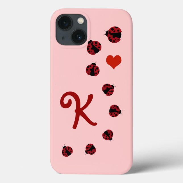 Funda De Case-Mate Para iPhone Ladybugs personalizable (Reverso)