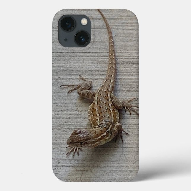 Funda De Case-Mate Para iPhone Lagarto de acera genial  (Reverso)