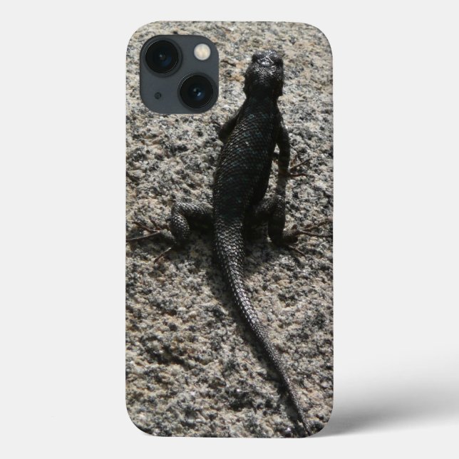 Funda De Case-Mate Para iPhone Lagarto Negro (Reverso)