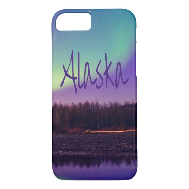 Funda De Case-Mate Para iPhone Lago Alaska Northern Lights (Reverso)