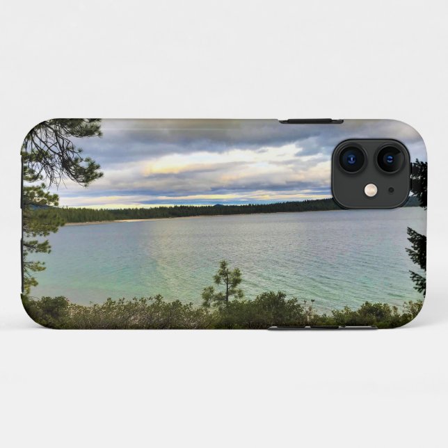 Funda De Case-Mate Para iPhone Lago Crescent, Oregón (Reverso (horizontal))