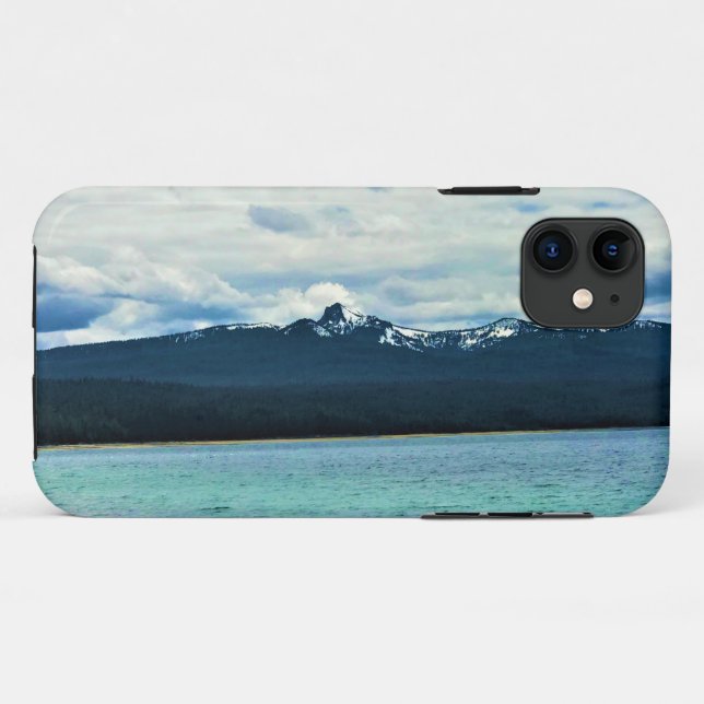 Funda De Case-Mate Para iPhone Lago Crescent, Oregón (Reverso (horizontal))