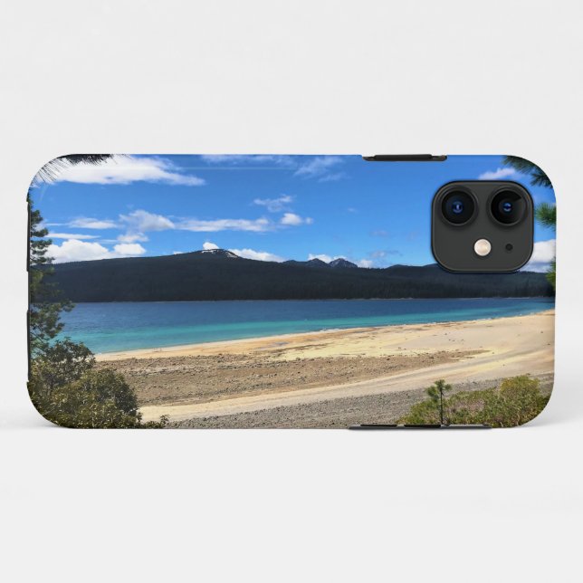 Funda De Case-Mate Para iPhone Lago Crescent, Oregón (Reverso (horizontal))