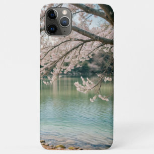 Funda Para iPhone 11 Pro Max lago de flores de cerezo