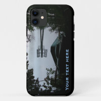 Lago de noche personalizado iPhone 5 Funda-mate