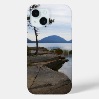 Funda Para iPhone 15 Lago Eagle en el Parque Nacional Acadia
