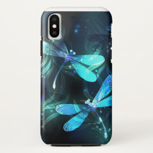 Funda Para iPhone XS Lago Libélulas Brillantes