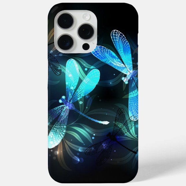Funda De Case-Mate Para iPhone Lago Libélulas Brillantes (Reverso )