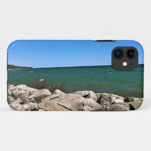 Funda Para iPhone 11 Lago Michigan, Puerto Washington, Wisconsin