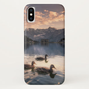Funda Para iPhone X Lago Misurina Dolomites, Italia