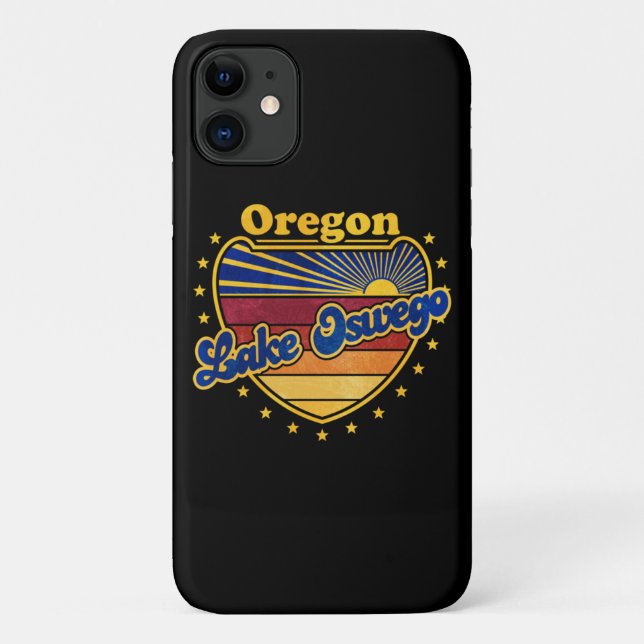 Funda De Case-Mate Para iPhone Lago Oswego Oregon (Reverso)