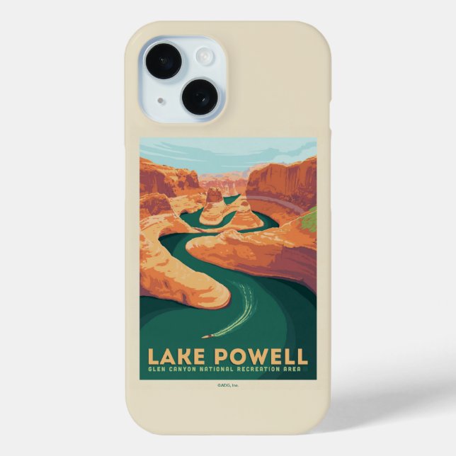 Funda De Case-Mate Para iPhone Lago Powell | Arizona y Utah (Reverso )