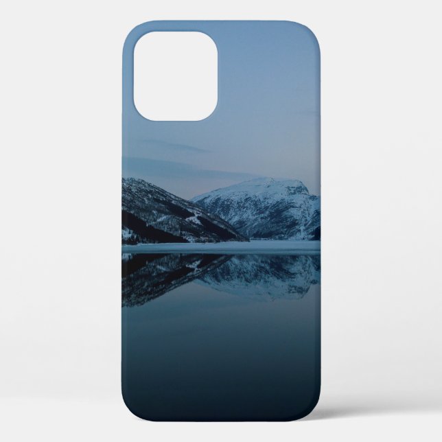 FUNDA DE Case-Mate PARA iPhone LAGO RODEADO DE MONTAÑAS (Reverso )