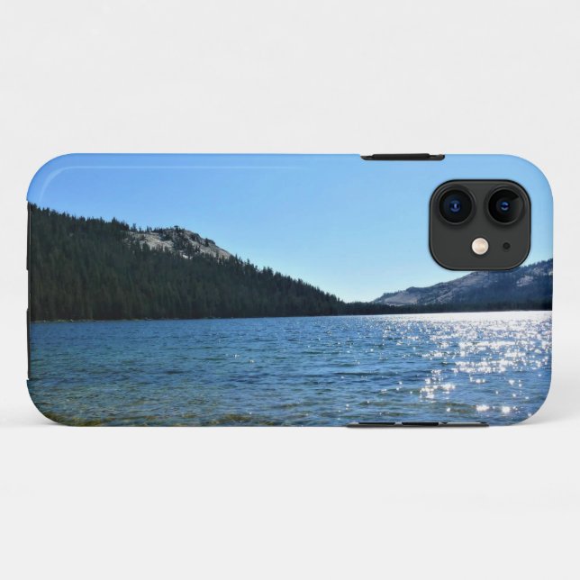 Funda De Case-Mate Para iPhone Lago Tenaya, Tuolumne Meadows, Yosemite, CA (Reverso (horizontal))