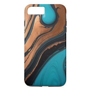 Funda Para iPhone 8 Plus/7 Plus Lágrimas turquesas