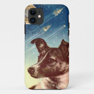 Funda Para iPhone 11 Laika el iphone ruso 5 del perro del espacio