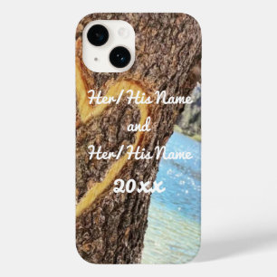 Funda Para iPhone 14 De Case-Mate Lake Tahoe Blue Water Tree Heart Love