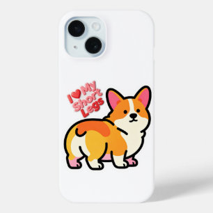 Funda Para iPhone 15 Lámina de pegatinas divertidas de Corgi - Me encan